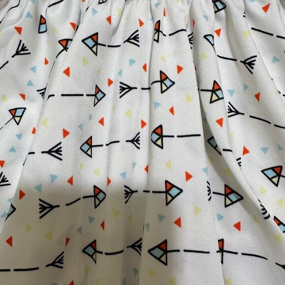 Dot Dot Smile Baby Girl’s Size 12/24M White Arrows Cap Sleeve‎ Twirl Dress NWT - Picture 5 of 6